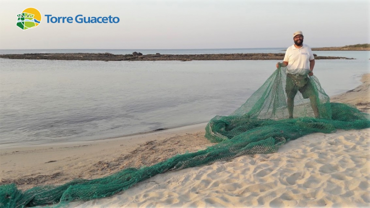 Reti fantasma: recuperata grande trappola a Torre Guaceto