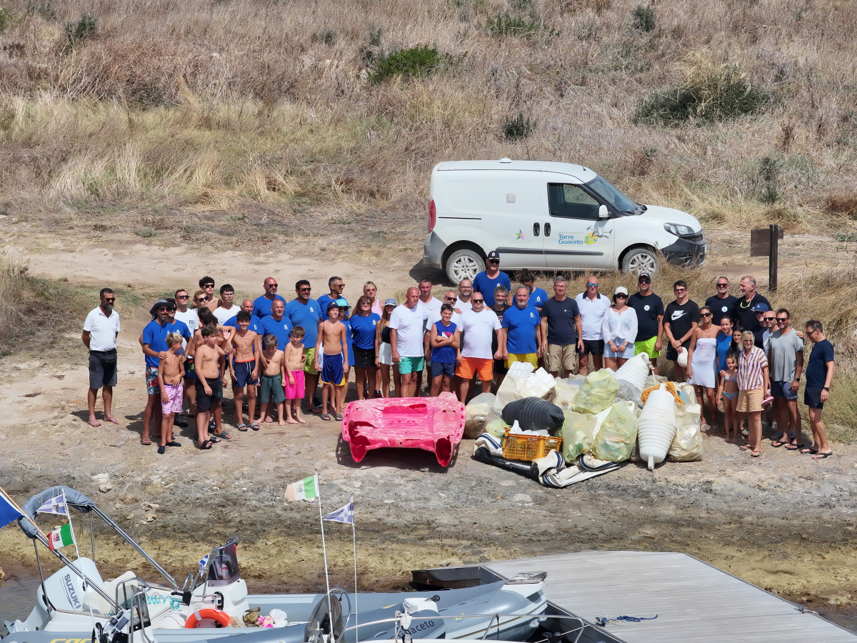 Torre Guaceto e Leghe navali insieme: monitoraggio con la Free Jungle e pulizia del mare con i volontari